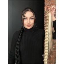 Özbience Saçına Ör ve Çık Uzun Örgü At Kuyruğu Postiş, Pratik ve Şık Düğün Modeli