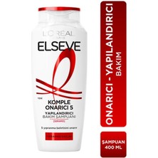 4 Adet Elseve Komple Onarıcı 5 Yapılandırıcı Şampuan 400 ml