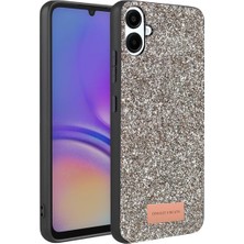 Onegif Samsung Galaxy A07 4g Bright Simli Kapak - Gümüş