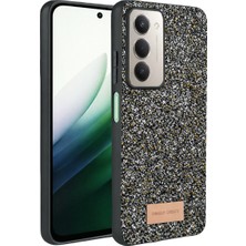 Onegif Xiaomi Redmi 15 4g Bright Simli Kapak - Gold