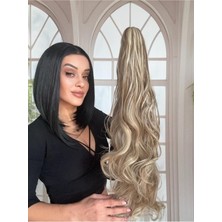 Özbience Mandallı Tokalı Postiş At Kuyruğu, Tak ve Çık, Gerçek Saç Dokusunda