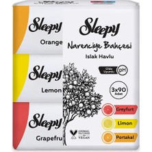 Citrus Garden Islak Mendil 3X90 Adet