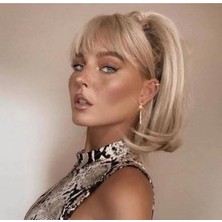 Özbience Küllü Sarı Takma Kahkül, Doğal Görünümlü ve Yüksek Kalite Saç Ürünü