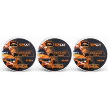 Suncar Premium Oto Ceramic Wax 150GR 3lü Set