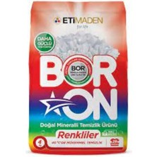 Boron Doğal Toz Çamaşır Deterjanı Renkliler Için 4 kg 26 Yıkama