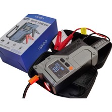 Castu CS70 Plus Akü Takviye Cihazı | 4'ü 1 Arada Powerbank, Hava Kompresörü, LCD Ekran