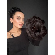 Özbience Renkli Saçlı Lastikli Topuz Tokası, Takılış Videolu, Pratik ve Şık Görünüm