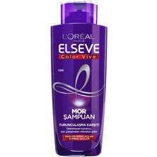 5 Adet Loreal Paris Elseve Turunculaşma Karşıtı Mor Şampuan 200 ml