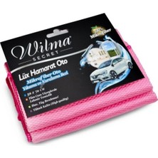 Wilma Pembe Hamarat Mikrofiber Cam Bezi