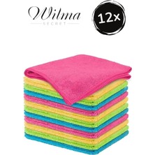 Wilma Secret Mikrofiber Temizlik Bezi 12 Adet 30×30