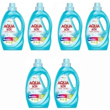 Boron Aquabor Sıvı Çamaşır Deterjanı Renkli̇ler Içi̇n 6 Adet 165 Yıkama Doğal Mi̇neralli̇