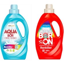 Aquabor Doğal Mineralli Renkliler Için 33 Yıkama+ Boron Sıvı Renkliler Için 26 Yıkama Tm