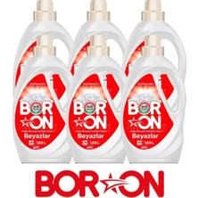 Eti Maden Doğal Mineralli Sıvı Çamaşır Deterjanı Beyazlar  Için 6 Adet 156 Yıkama