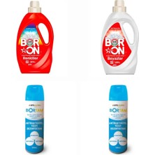 Eti Maden Doğal Sıvı Deterjan Boron Renkliler ve Beyazlar Için 26*2 + Bortam Dezenfektan 500 Ml*2 Adet