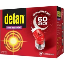 3 Adet Detan 60 Gece Elektrikli Likit + Yedek Likit