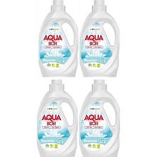 Boron Aquabor Sıvı Çamaşır Deterjanı Beyazlar Için 4 Adet 132 Yıkama Doğal Mineralli