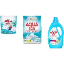 Boron Aquabor Doğal Mineralli Tablet + 4 kg Beyaz + Sıvı Renkliler 3 Lü Set