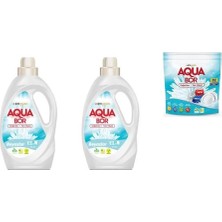 Aquabor Doğal Mineralli Sıvı Beyaz + Sıvı Beyaz  + Tablet 3 Lü Set