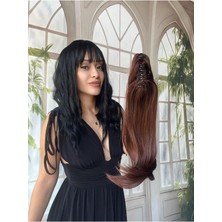 Özbience Doğal Saç Görünümlü At Kuyruğu Postiş, Mandallı ve Tokalı, Pratik Kullanım