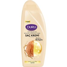 2 Adet Duru Kolajen  Badem Besleyici Saç Kremi 500 ml