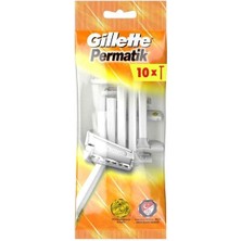 5 Adet Gillette Permatik Kullan At Tıraş Bıçağı 10LU Poşet