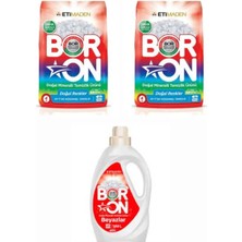 Boron Doğal Çamaşır Deterjanı Renkliler ve Beyazlar Için Toz ve Sıvı Form 102 Yıkama