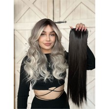 Özbience Fiber Isıya Dayanıklı At Kuyruğu Bağcıklı Postiş, Hızlı ve Kolay Takım