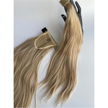 Özbience Fiber Isıya Dayanıklı Sarı At Kuyruğu Postiş, Kaynak Takma Saç