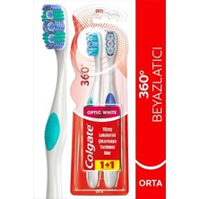 Colgate 360 Optik Beyaz Diş Fırçası 1+1