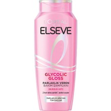Elseve Glycolic Gloss 300 ml Parlaklık Veren Besleyici Bakım Şampuanı Tüm Saçlar İçin Özel Formül