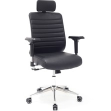 Zeon Büro Ofis Sistemleri // Comfort Elite Black Yönetici Koltuğu Ofis Çalışma Koltuğu
