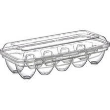 TE Dükkan Buğz 10 Bölmeli Kilitli Kapaklı Yumurtalık Saklama Kutusu YU110