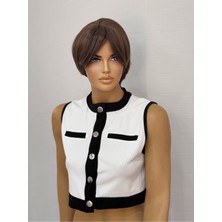 Özbience Doğal Görünümlü Erkek Kısa Kumral Peruk, Şık ve Rahat Kullanım