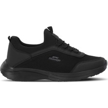 Slazenger EBONY I Erkek  Siyah / Siyah Koşu & Yürüyüş Spor Ayakkabısı