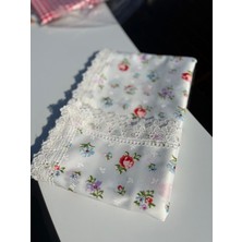 BHT 140 X170 Raşel Leke Tutmaz Güpürlü Sofra Bezi Lila Kırçiçeği