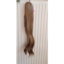 Özbience Yapay Saç At Kuyruğu Postiş, Çikolata Blonde, Hızlı ve Kolay Kullanım