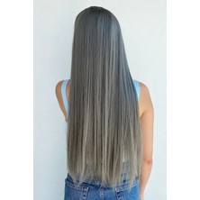 Özbience Izoleli Yarım Ay Saç Çıt Çıt, Gri, 70CM, 140GR