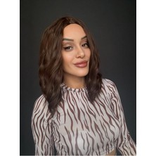 Özbience Gerçek Saç Dokulu Medikal Peruk, Cilt Görünümlü Tepe ve Hediyeli Bonesi