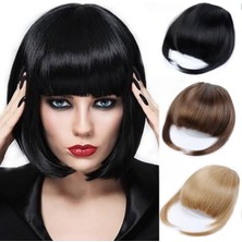 Özbience Siyah Takma Kahkül, Fön ve Maşa Uygulanabilir, Doğal Görünümlü, Yüksek Kalite