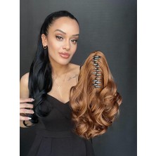 Özbience Şık ve Pratik Soğan Kabuğu Tokalı Mandallı At Kuyruğu Modeli