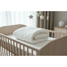Mikro Bebek Yorganı  - Beyaz - 0 - 12 Ay Beyaz