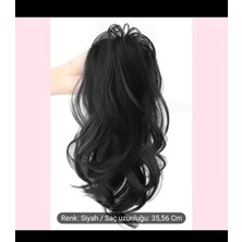 Özbience Yüksek Kalite Isıya Dayanıklı Fiber Peruk ve Postiş At Kuyruğu Seti