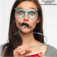 Najmaddin Pipetli Parti Gözlüğümavi Renk