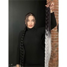 Özbience Saç Ör ve Çık Uzun Örgü At Kuyruğu Postiş, Kolay ve Şık Görünüm