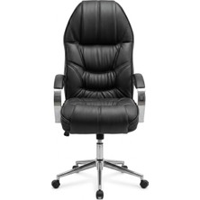 Trendyofix Premium Çift Katmanlı Deri Yönetici Koltuğu - Ortopedik Bel Destekli Ofis Sandalyesi