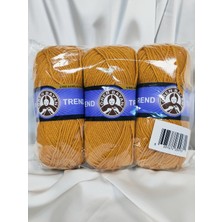 Ören Bayan Trend Altın El Örgü Ipi (3 Adet) - Renk: 115