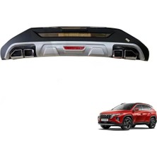 Hyundai Tucson Arka Tampon Koruması Difüzör 2021 / 2023