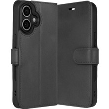 Newface Apple iPhone 17 Trend S Plus Kapaklı Kılıf - Siyah