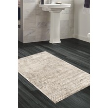 Özbience Kaymaz Taban Banyo Halısı, Modern Pamuk Tasarım, Rahat ve Şık Kullanım
