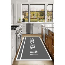 Özbience Yıkanabilir Modern Kaymaz Taban Kitchen Halısı, Şık ve Fonksiyonel